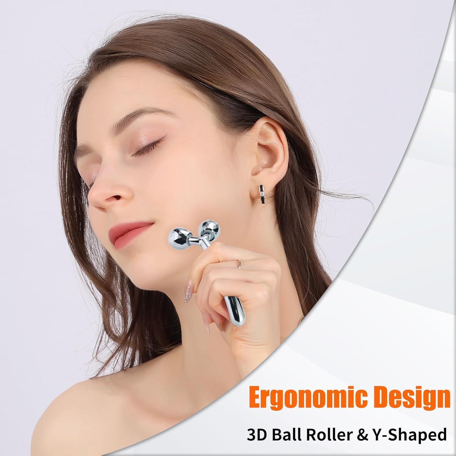 Masajeador Facial InfiniteRelax Gua Sha 2 Piezas Metal