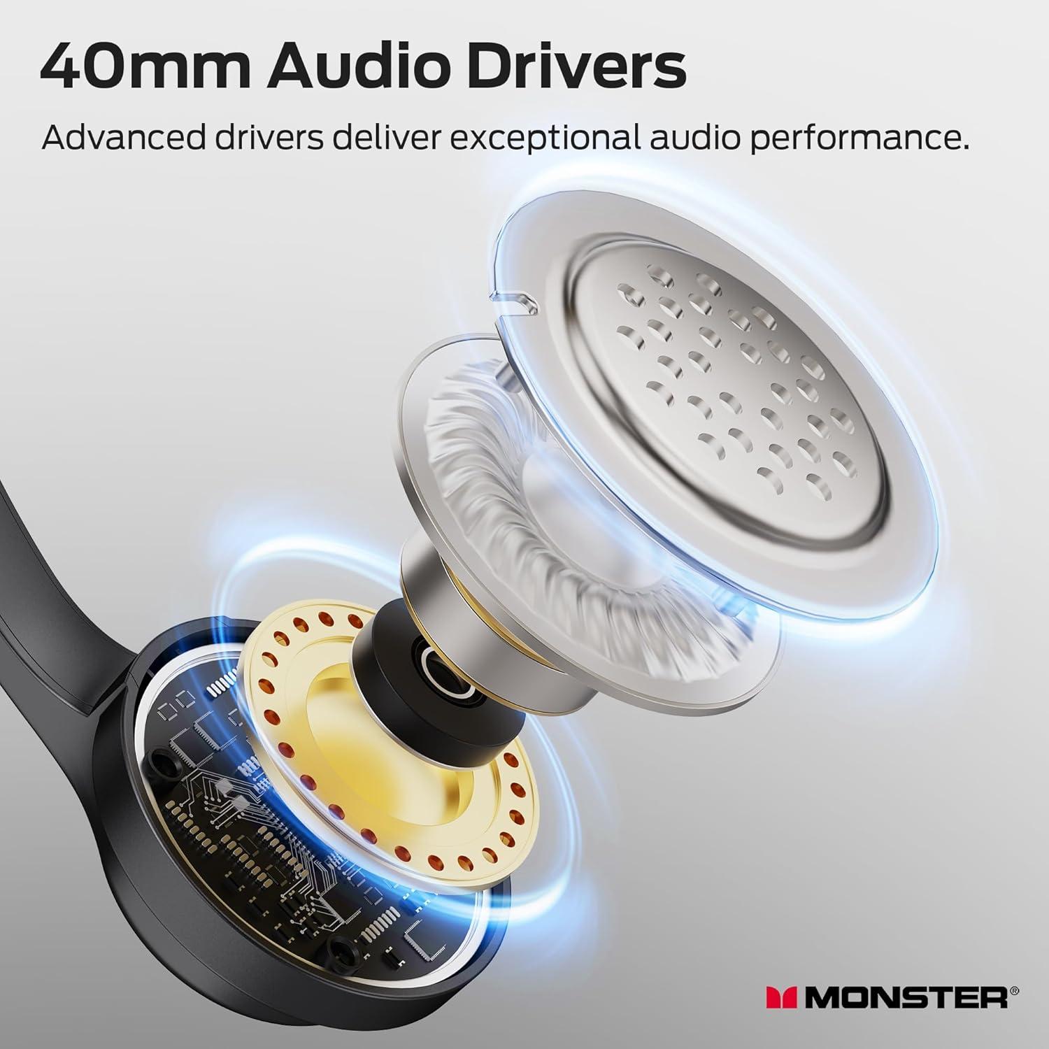 Auriculares Monster Voicelink 100 con micrófono y cancelación de ruido