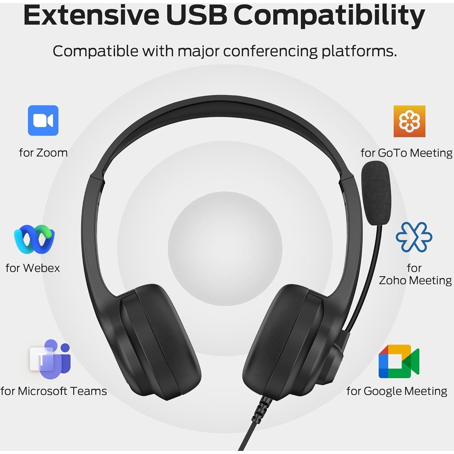 Auriculares Monster Voicelink 100 con micrófono y cancelación de ruido