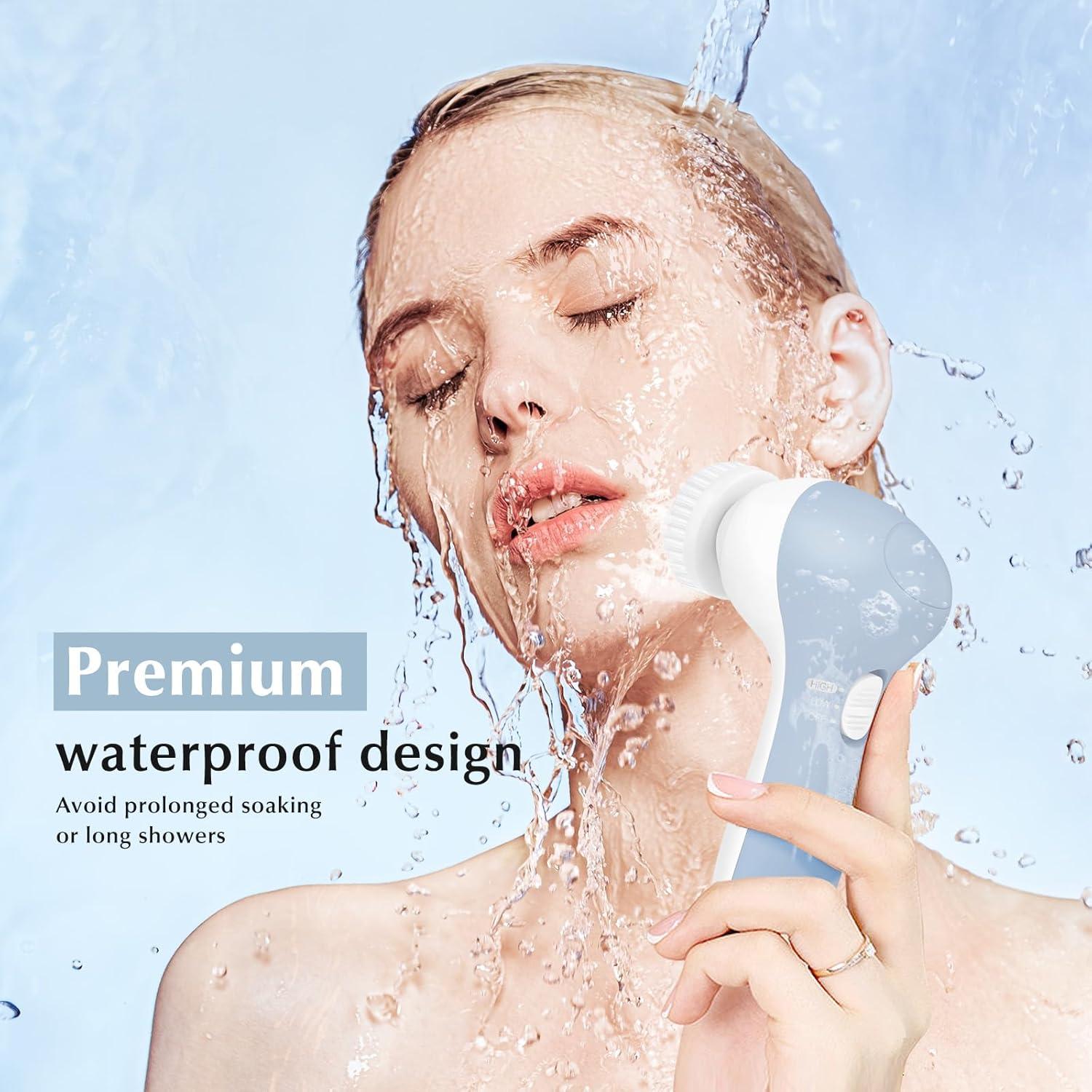 Cepillo Facial COSLUS FBS-D 2 en 1 Silicona Exfoliante