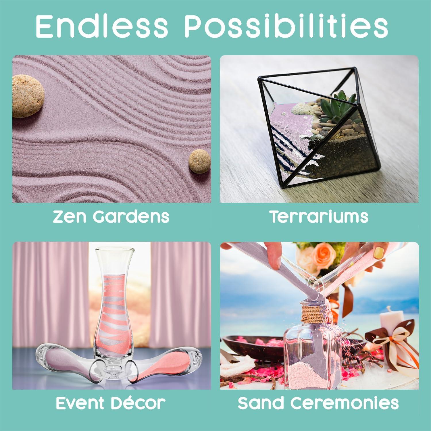 Arena de Color Wisteria Sandsational Brillante 0.45 kg