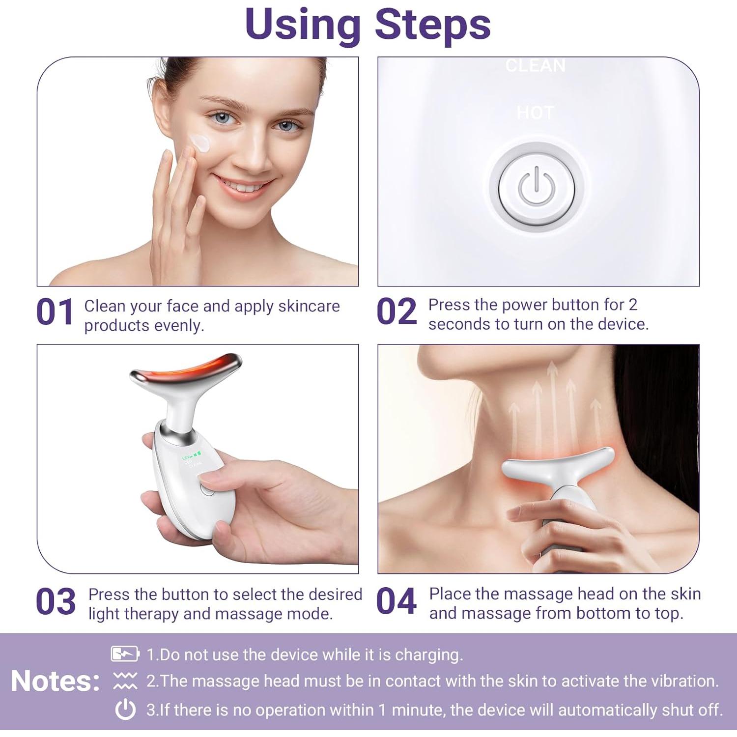 Masajeador Facial KYOTTANI AST-300A 3 Modos y Vibración