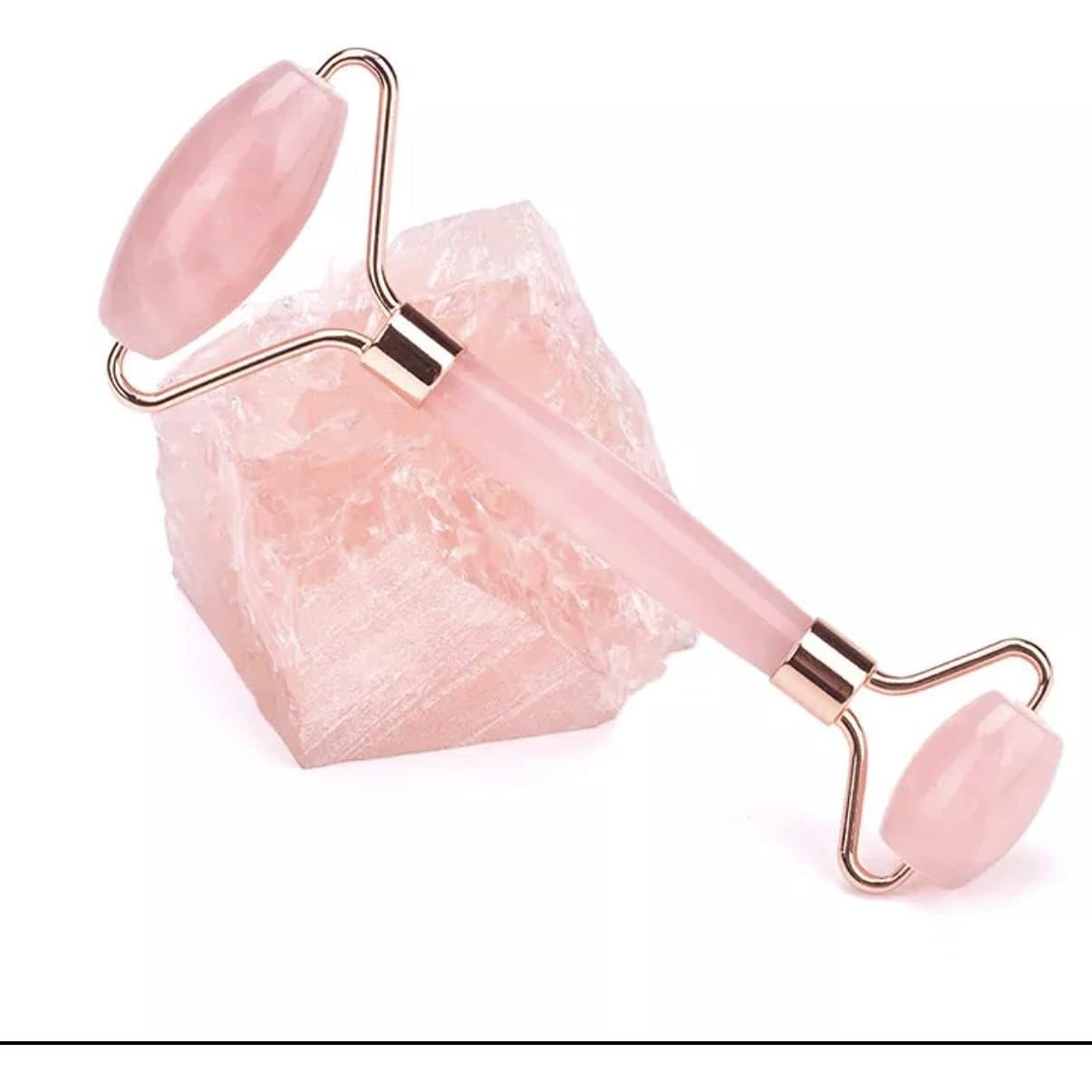 Rodillo Facial Jade Gua Sha June Berry - Cuarzo Rosa