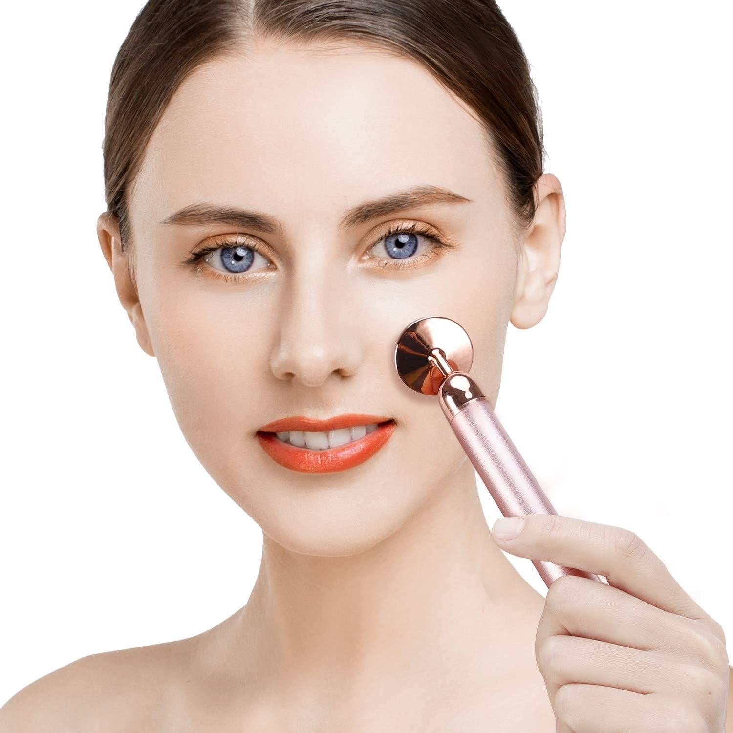 Juego de Masaje Facial 4 en 1 SSGP-4 Cuarzo Rosa Herramientas