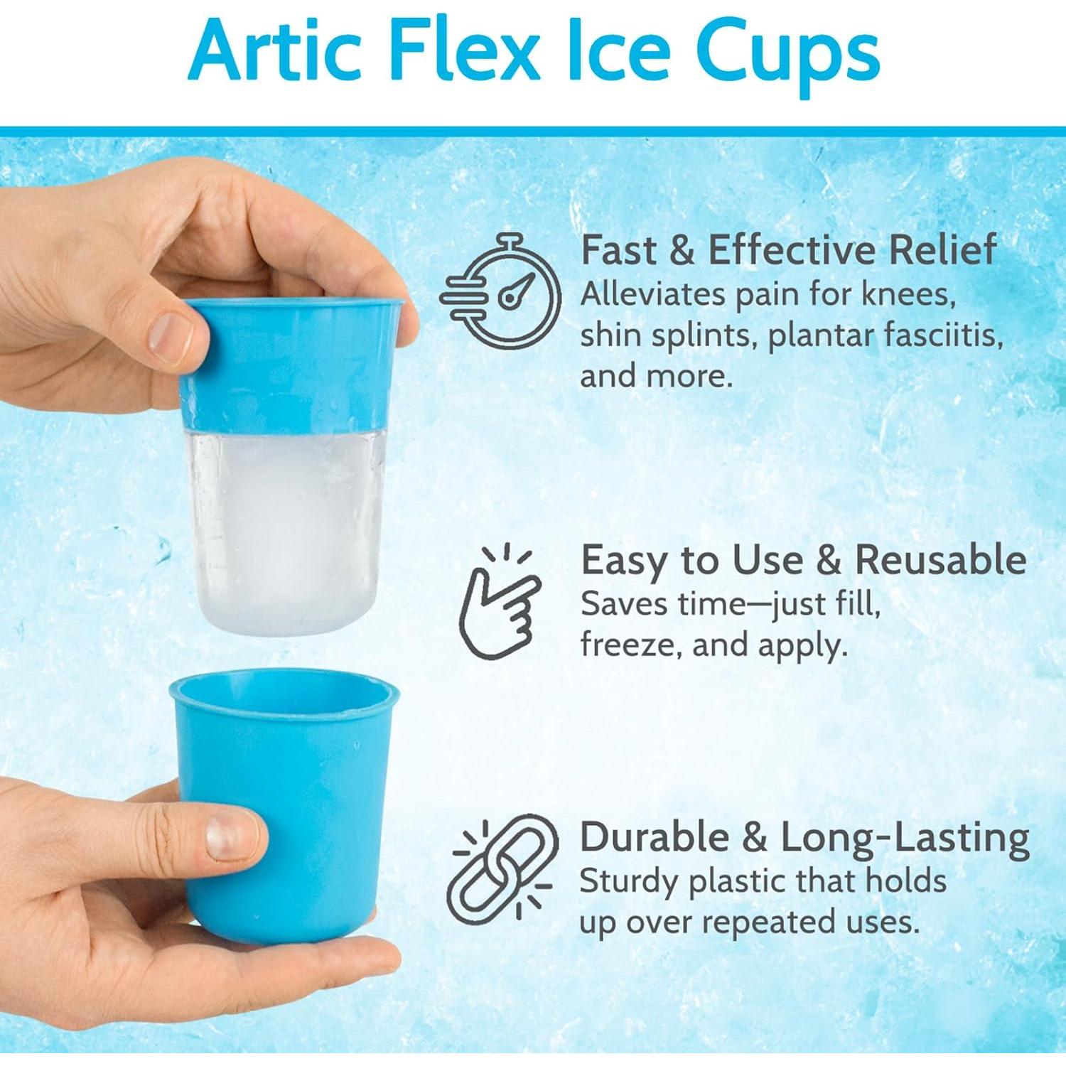 Copas de Hielo Arctic Flex - Masajeador Facial Reutilizable