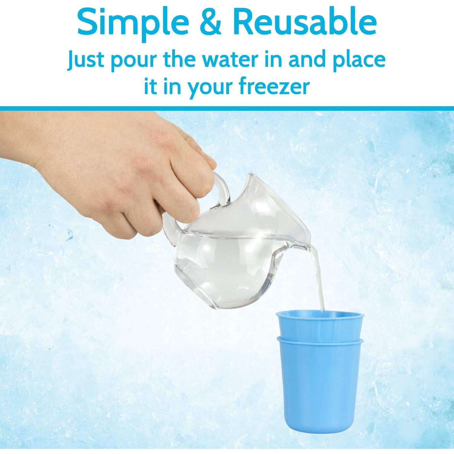 Copas de Hielo Arctic Flex - Masajeador Facial Reutilizable