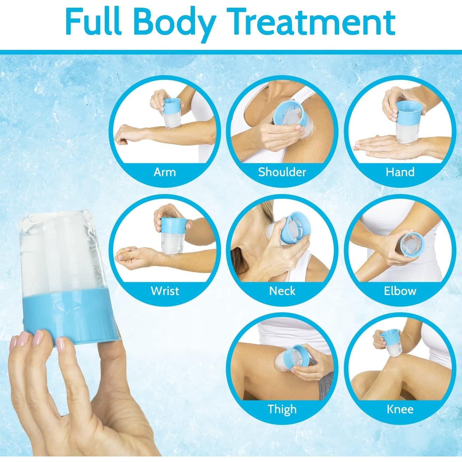 Copas de Hielo Arctic Flex - Masajeador Facial Reutilizable