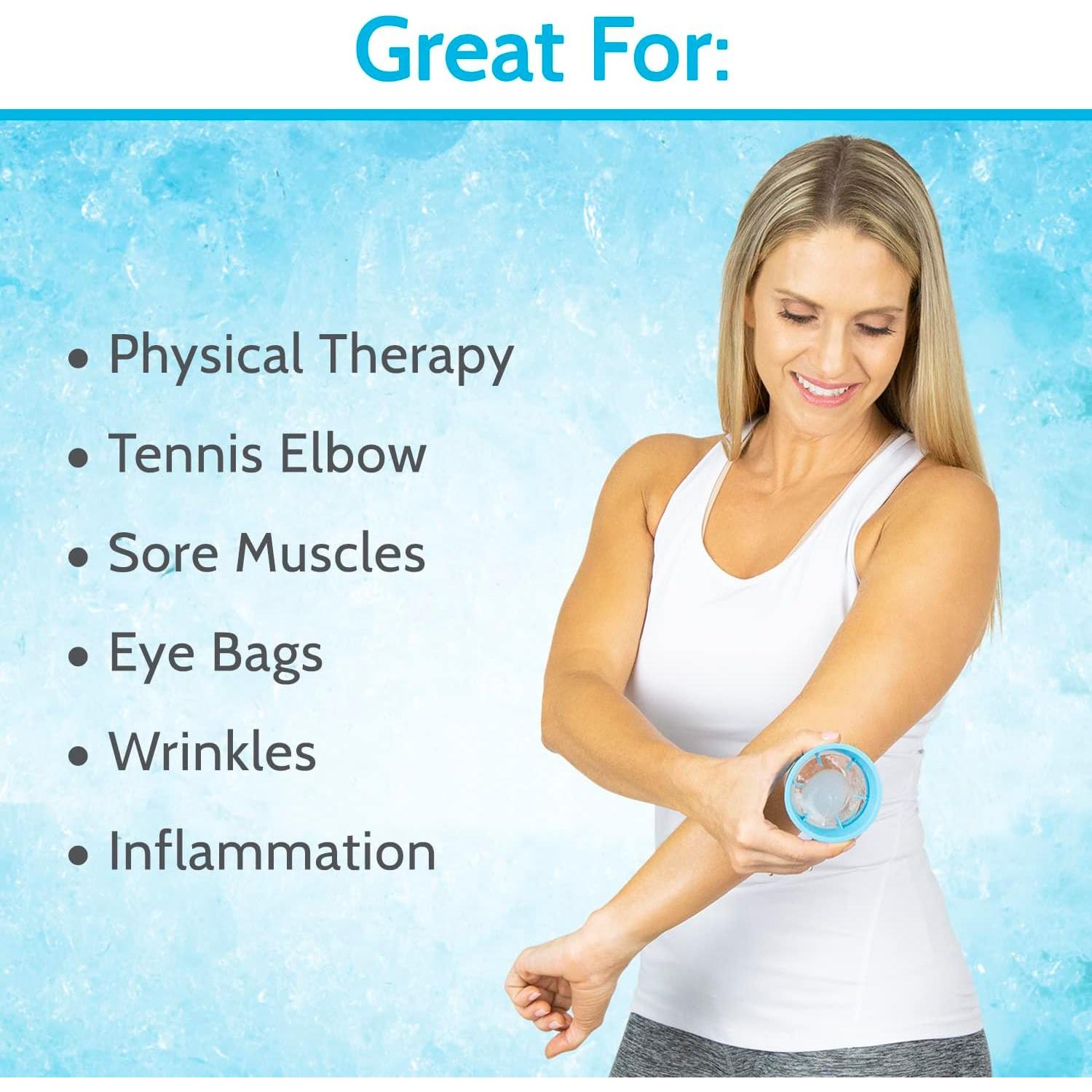 Copas de Hielo Arctic Flex - Masajeador Facial Reutilizable