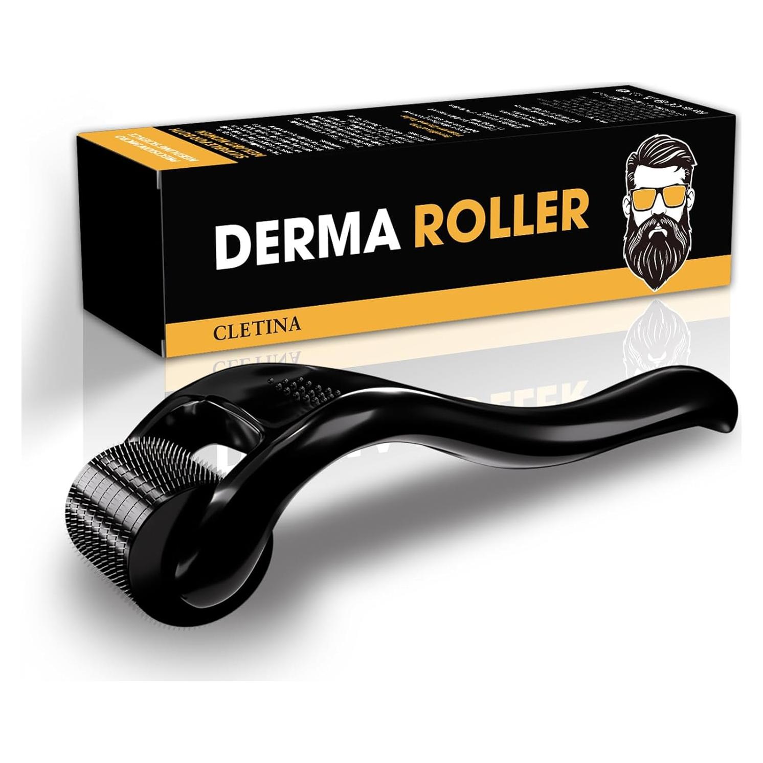 Rodillo Derma CLETINA 540 Microagujas para Cuidado Facial