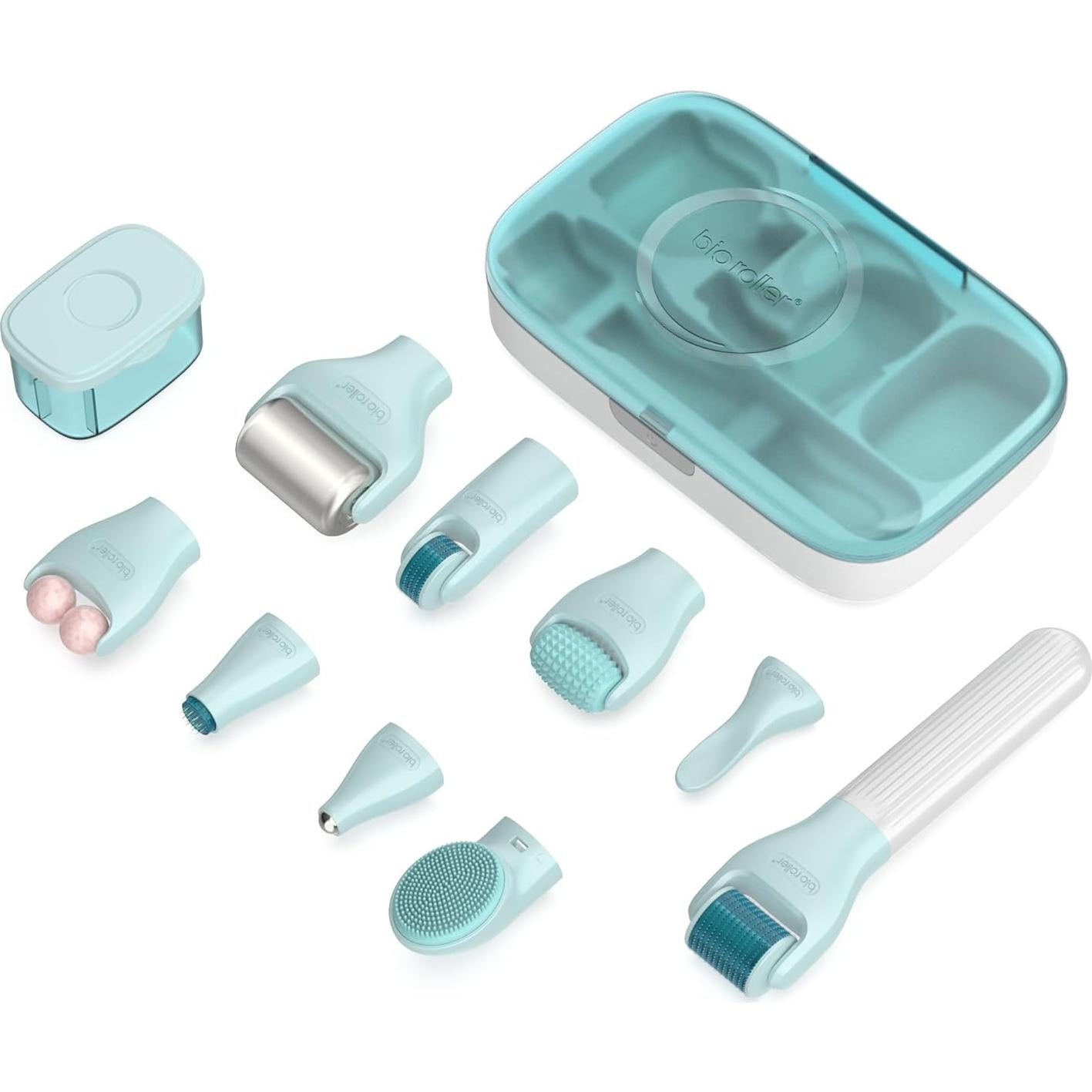 Kit Derma Roller GDBANLIMI 10 en 1 con 9 Cabezas