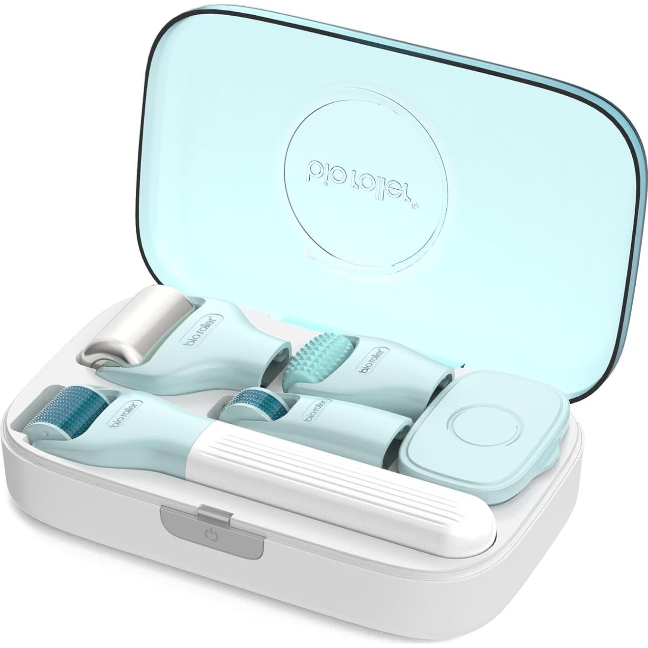 Kit Derma Roller GDBANLIMI 10 en 1 con 9 Cabezas