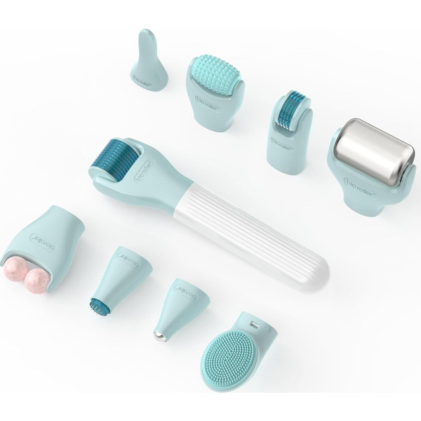 Kit Derma Roller GDBANLIMI 10 en 1 con 9 Cabezas