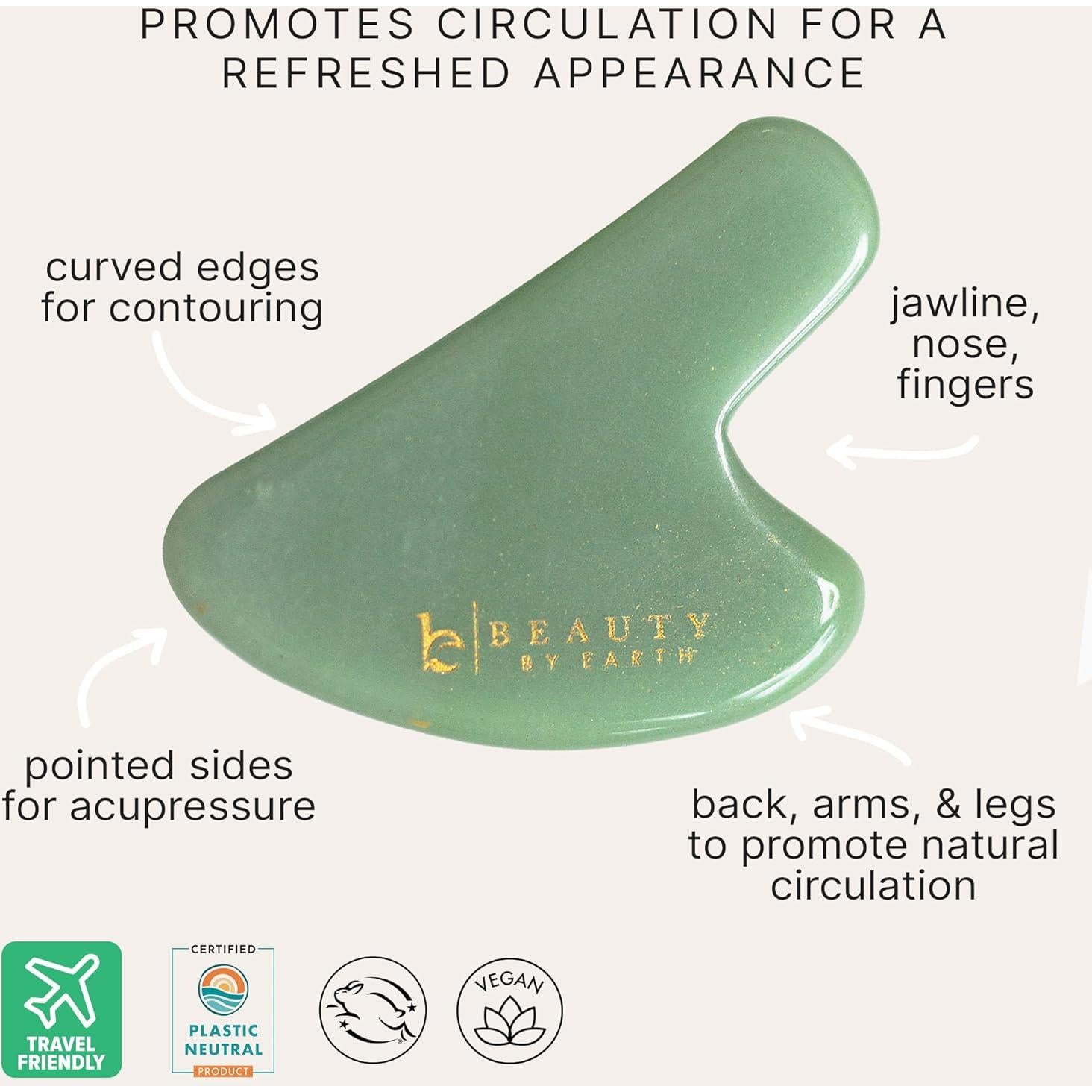 Gua Sha Facial de Jade Beauty by Earth - Masaje y Esculpido