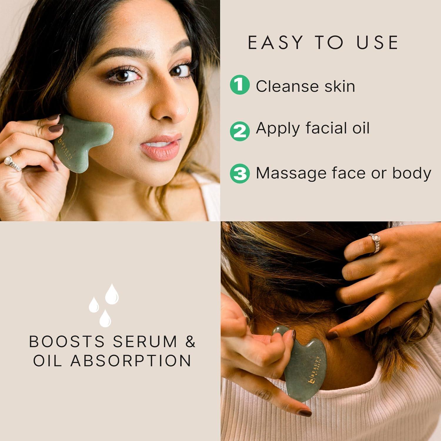 Gua Sha Facial de Jade Beauty by Earth - Masaje y Esculpido