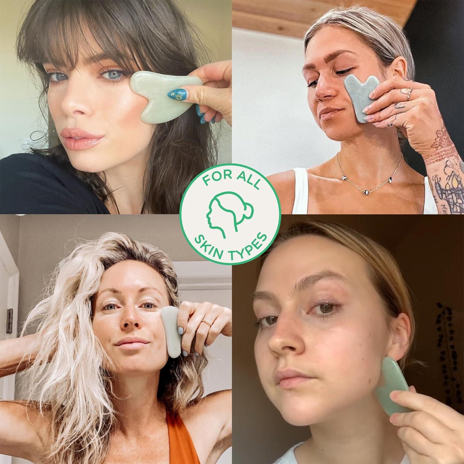 Gua Sha Facial de Jade Beauty by Earth - Masaje y Esculpido