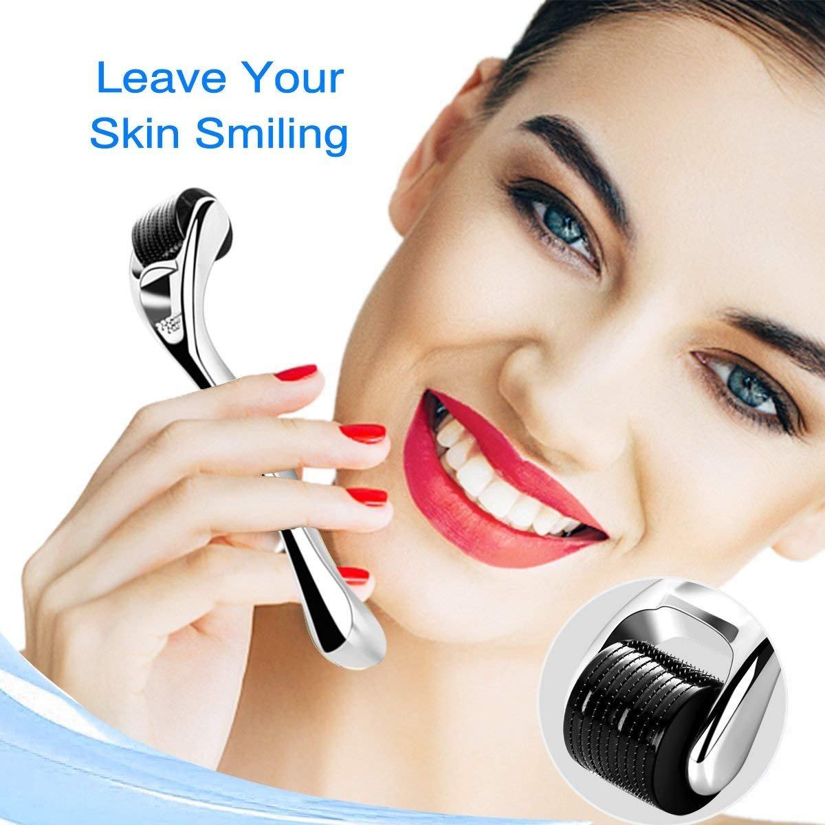 Rodillo Derma Microneedling Diougens Lee 540 Agujas Titanio