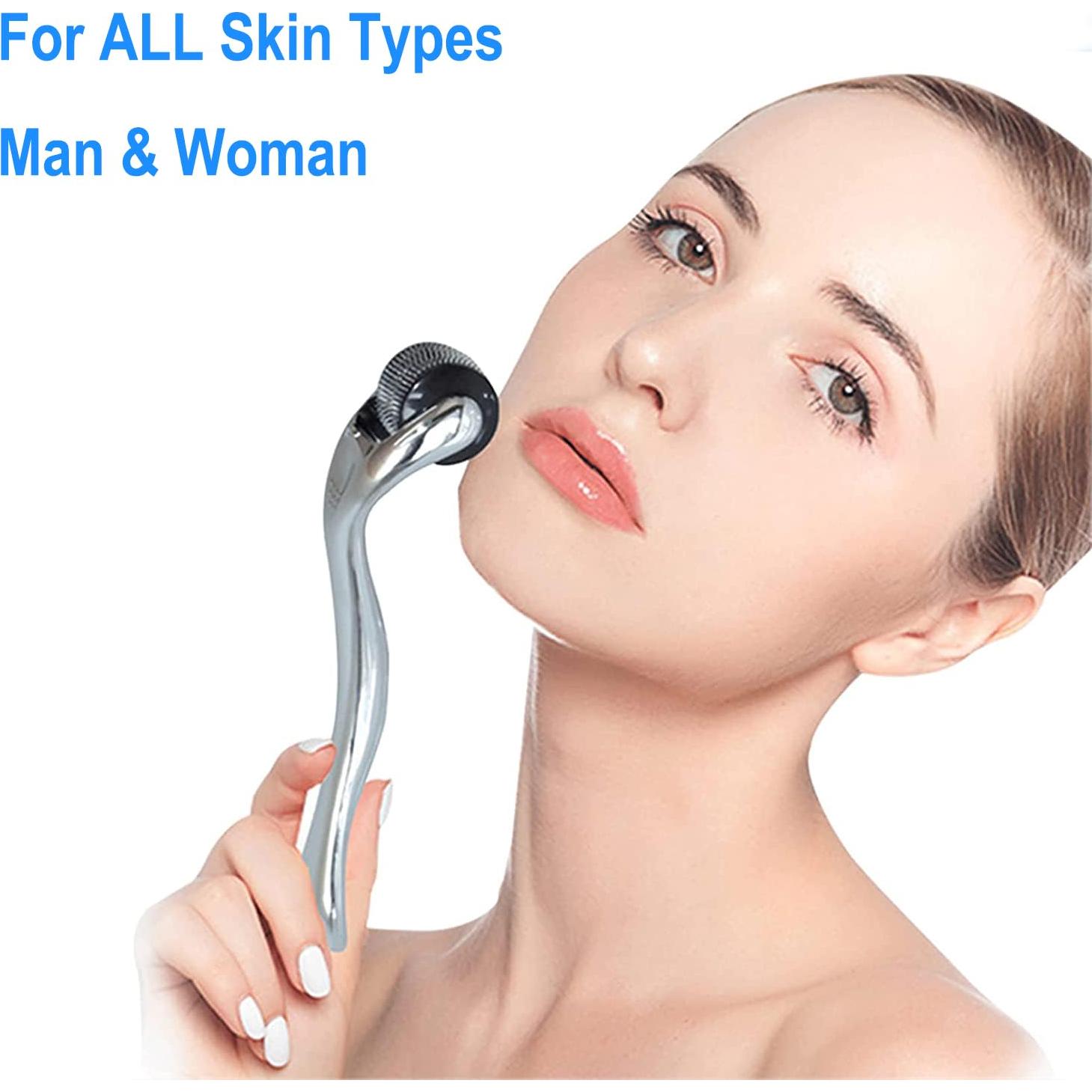 Rodillo Derma Microneedling Diougens Lee 540 Agujas Titanio