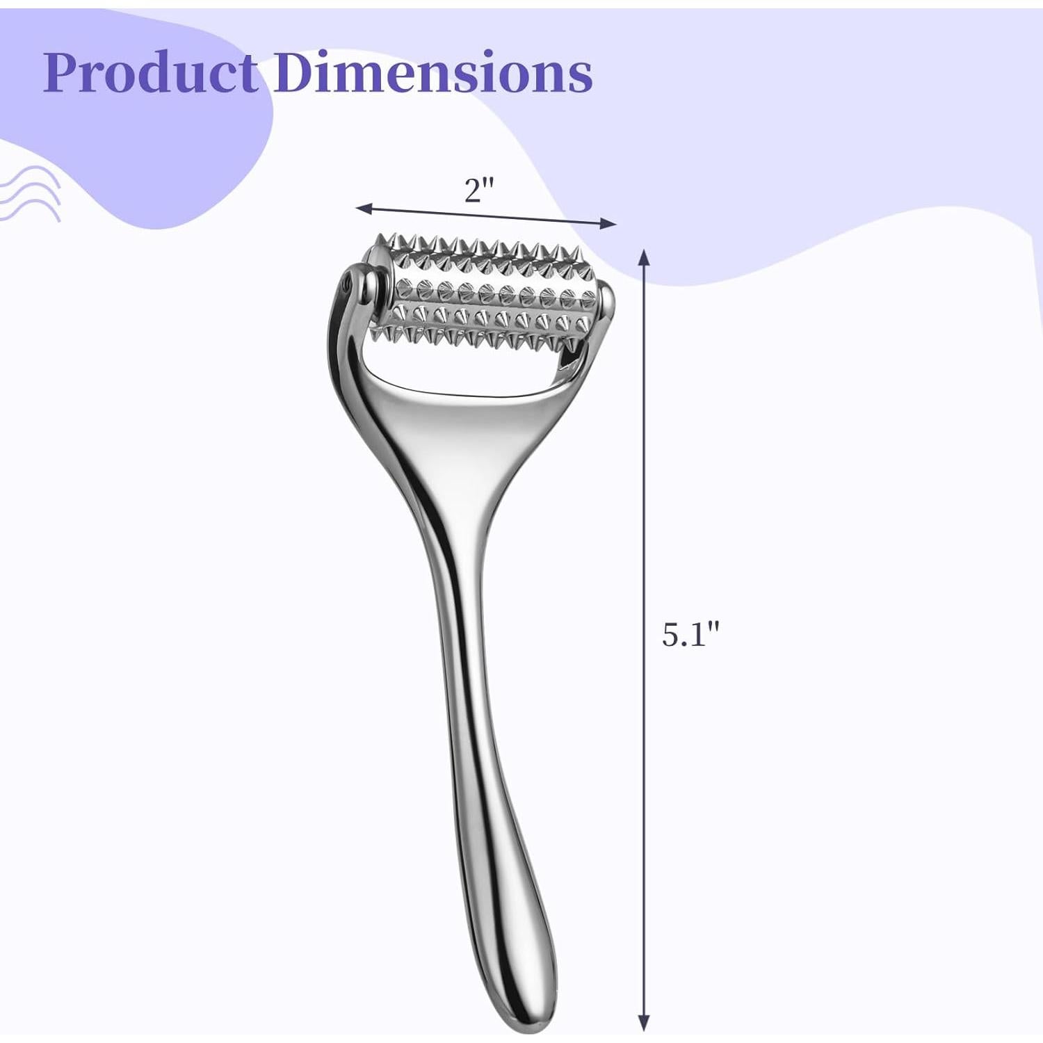 Rodillo de Masaje Varku Acupresión Facial 100 Puntos Gatillo