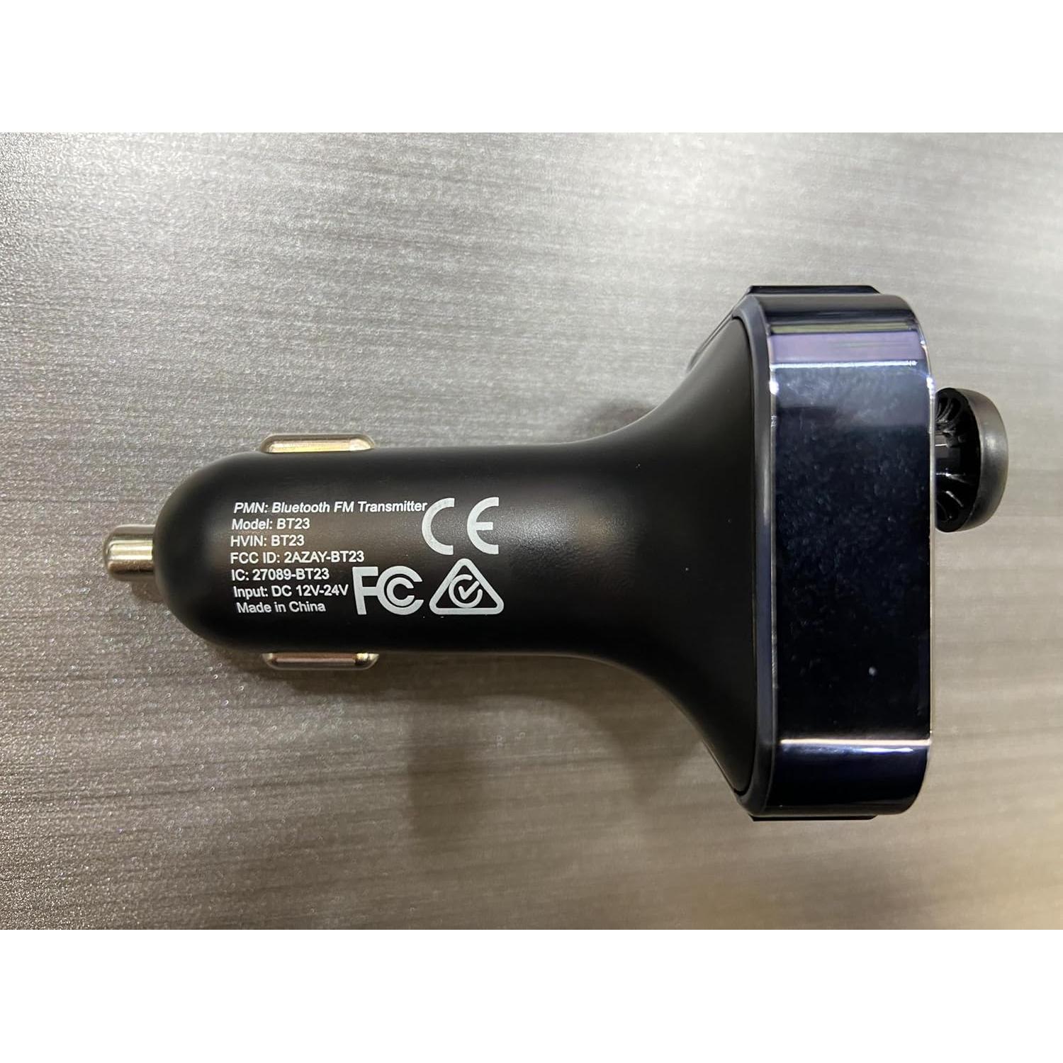 Adaptador FM LENCENT BT23 Cargador USB Rápido 20W Bluetooth 5.0