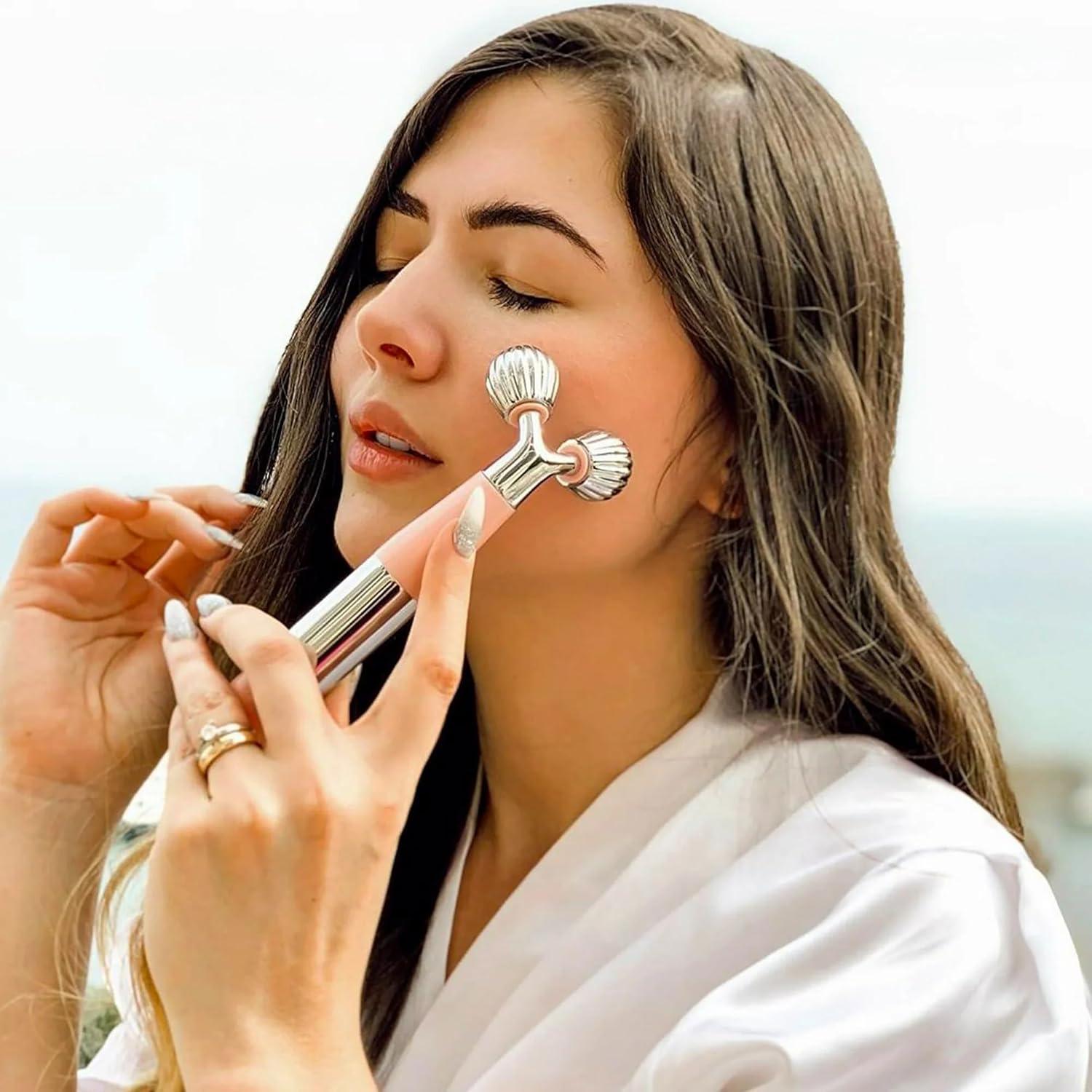 Rodillo de Contorno de Hielo y Calor Spa Sciences ISLA - Cuarzo Rosa