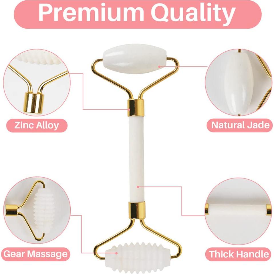 Rodillo de Jade Shenghang Facial y Gua Sha 14.3x6.3cm