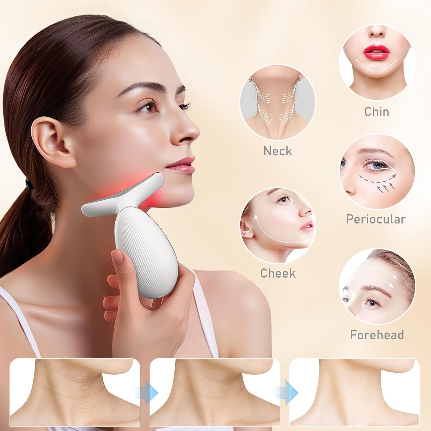 Masajeador Facial Rilzii para Cuello y Cara, Rejuvenecedor