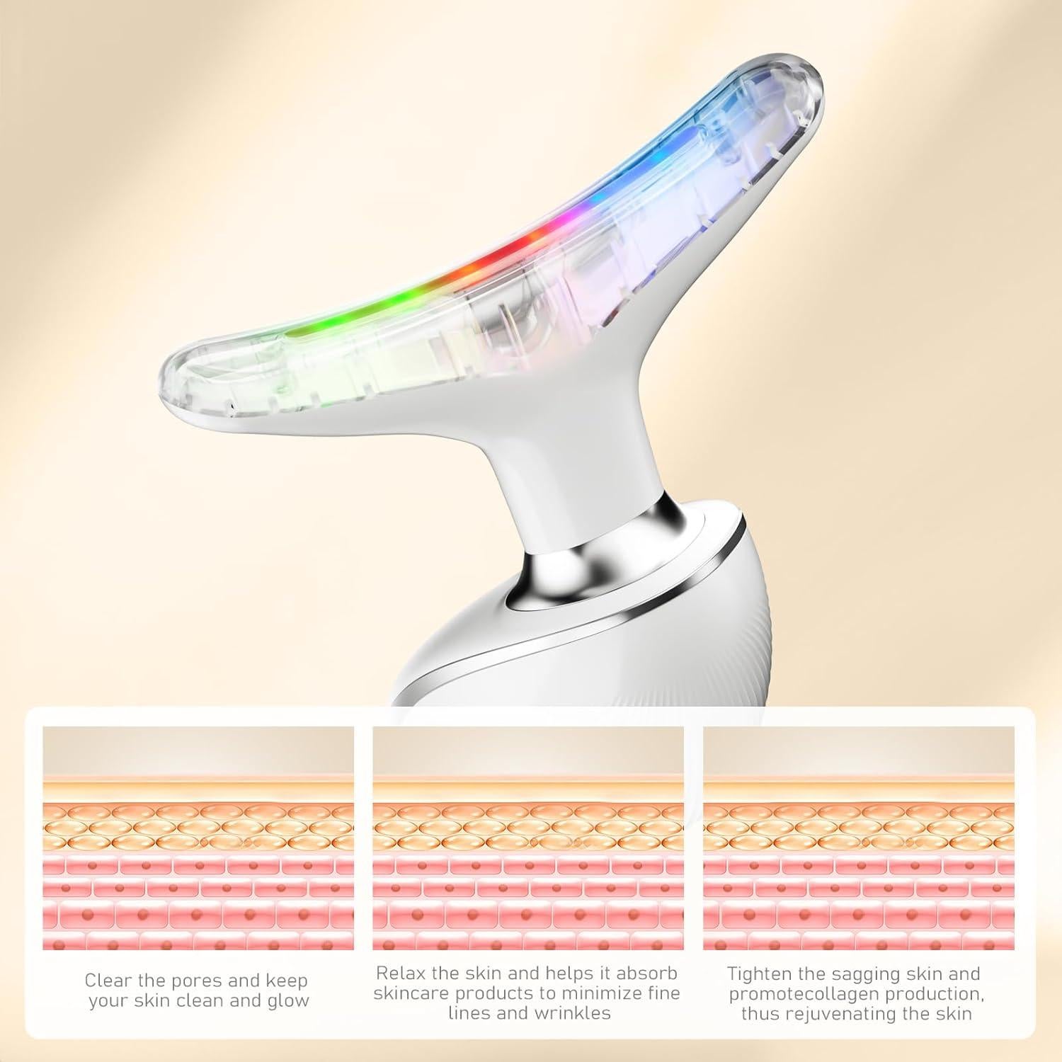 Masajeador Facial Rilzii para Cuello y Cara, Rejuvenecedor