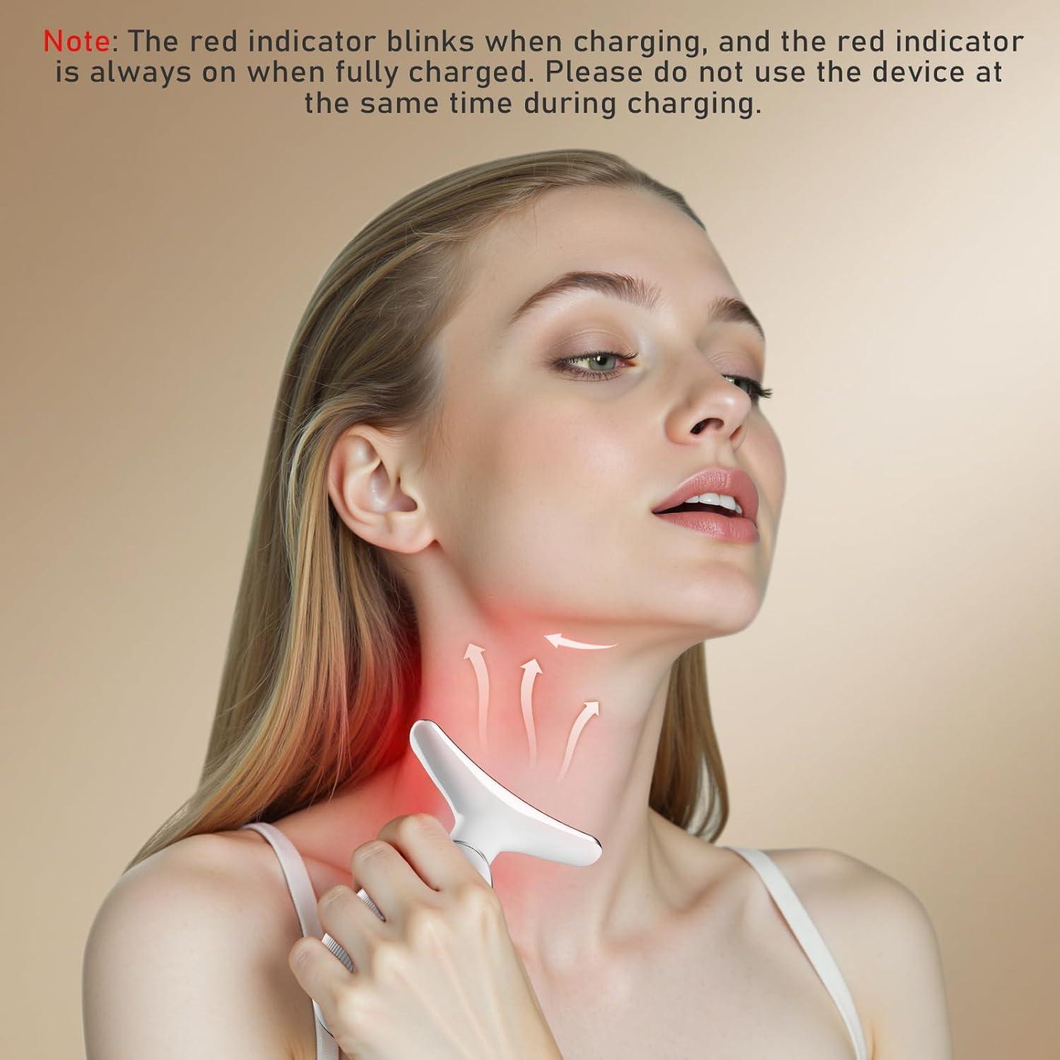 Masajeador Facial Rilzii para Cuello y Cara, Rejuvenecedor