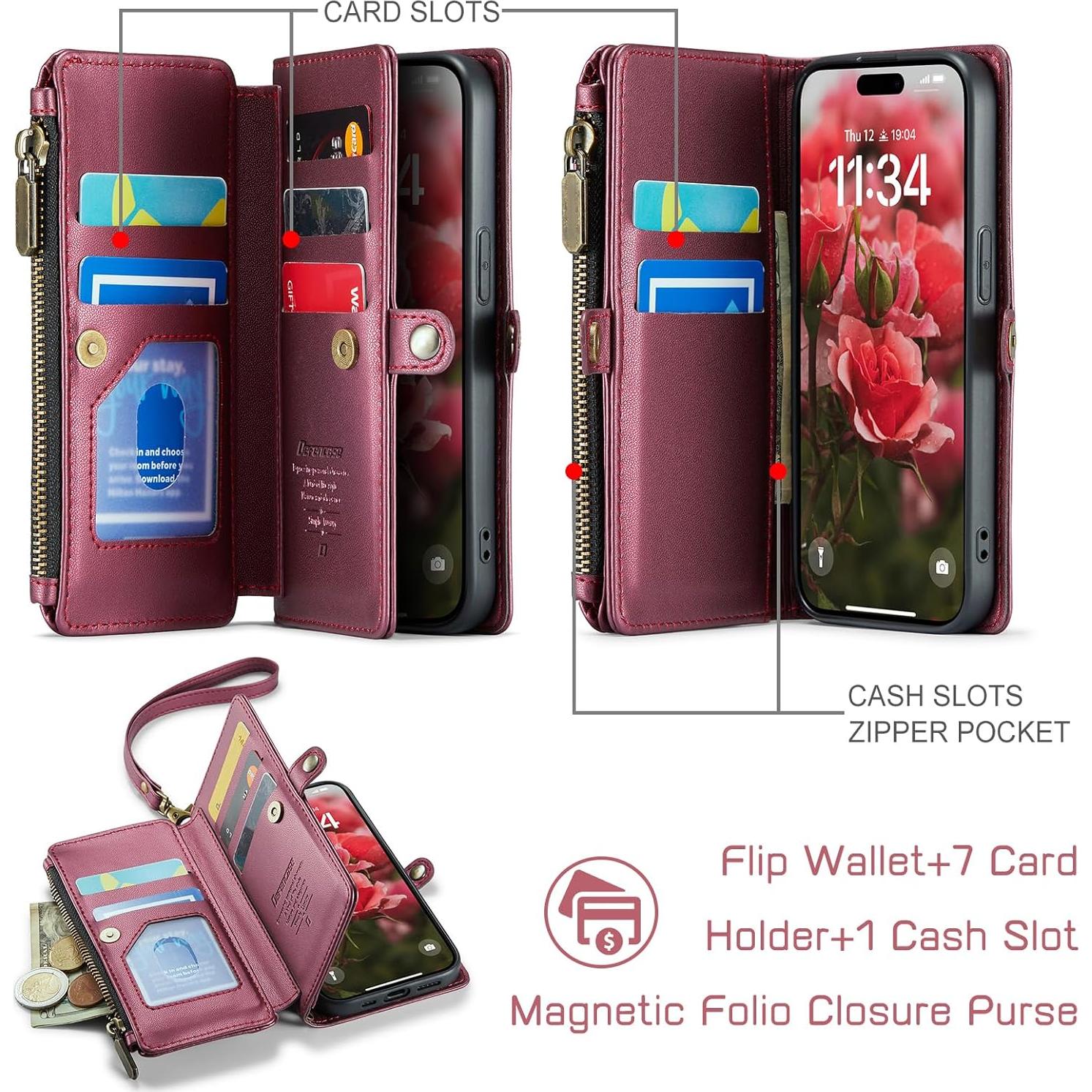 Funda Cartera Defencase para iPhone 13 con Bloqueo RFID