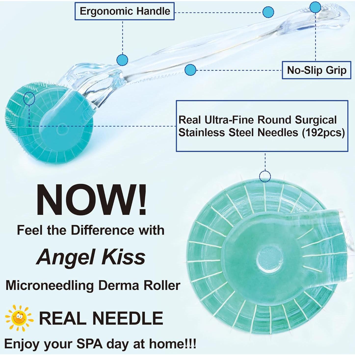 Derma Roller Angel Kiss 0.30mm 192 Agujas Acero Inoxidable