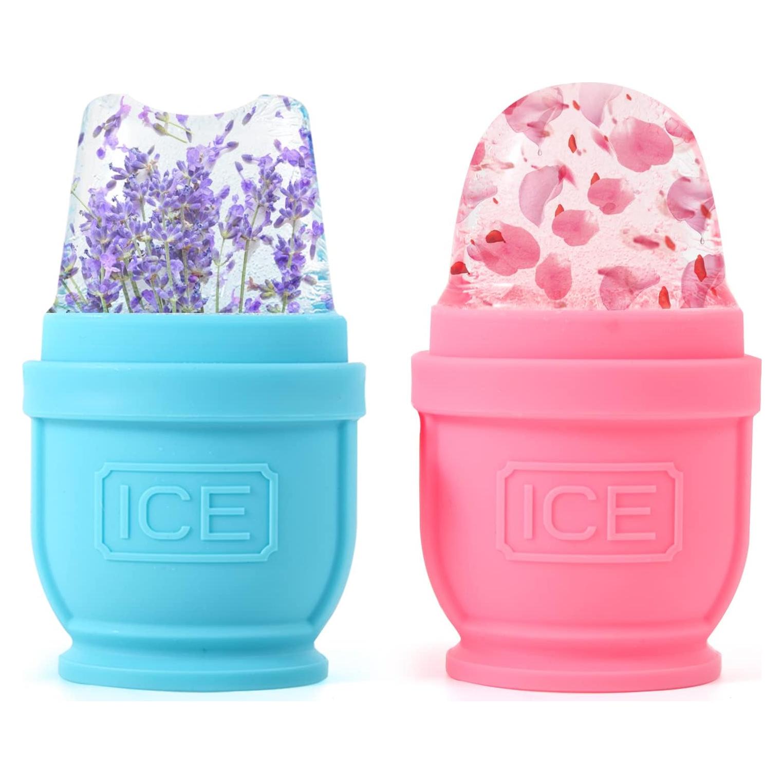 Rodillo de Hielo Facial y Corporal BFASU - 2 Piezas Silicona