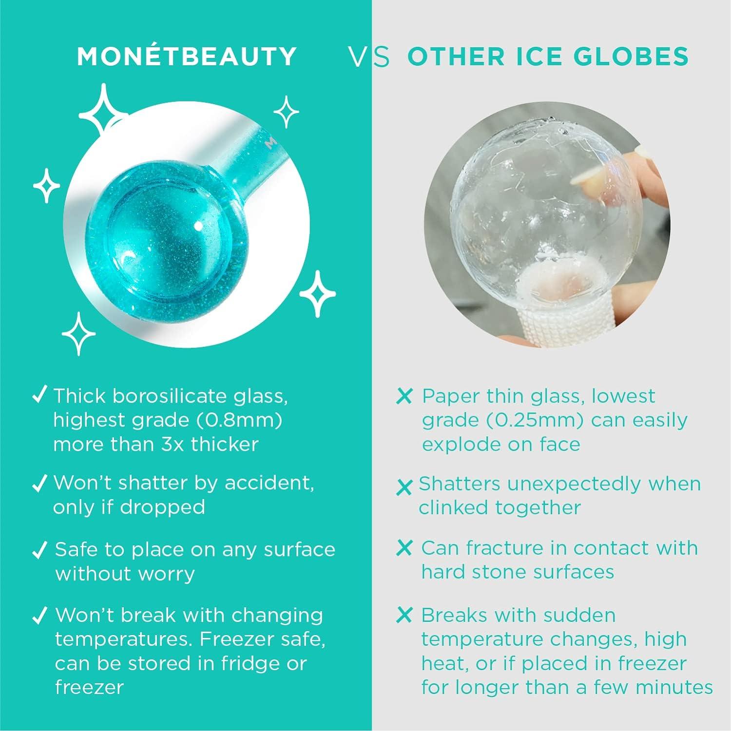 Esferas de Hielo MonetBeauty para Facial - Azul - Antienvejecimiento