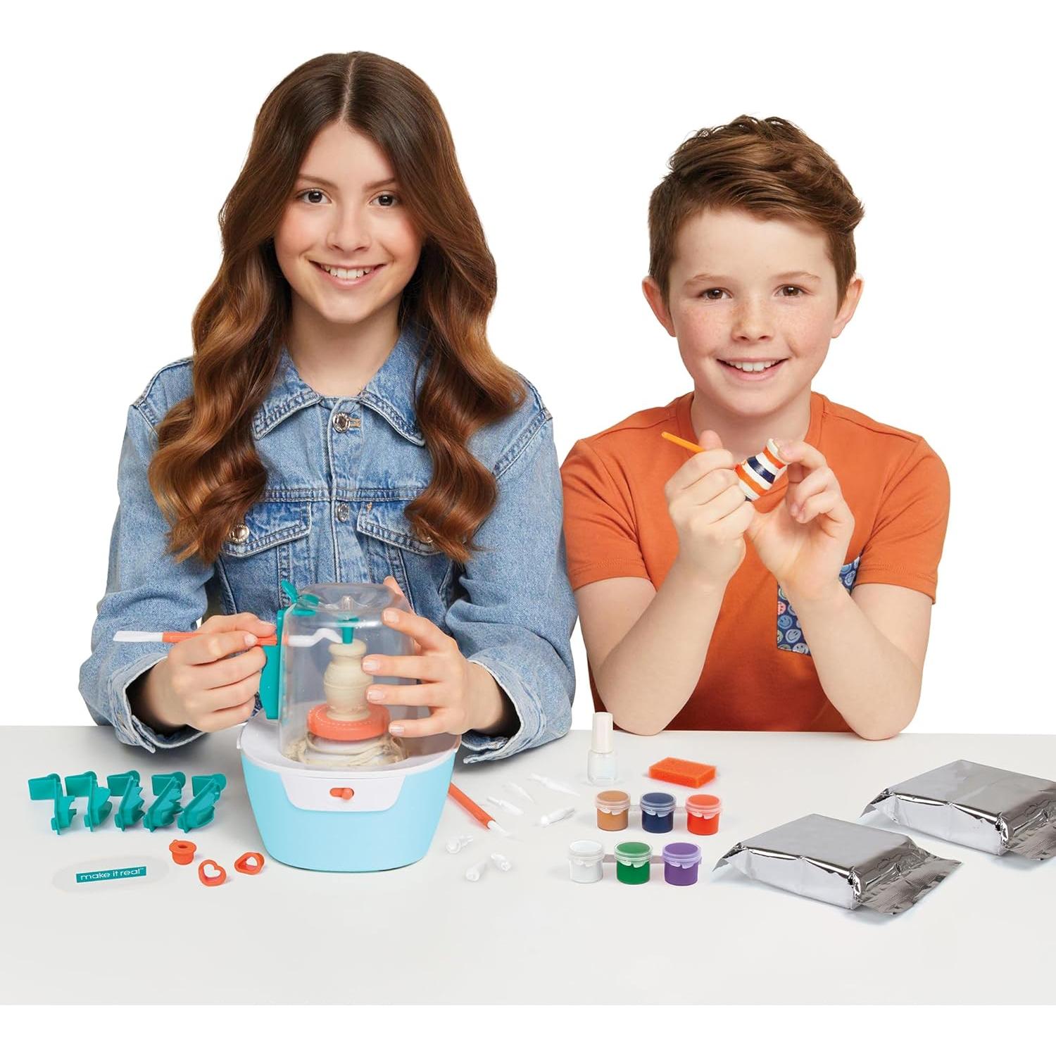 Mini Estudio de Cerámica Deluxe Hazlo Real - Kit DIY 20 Proyectos