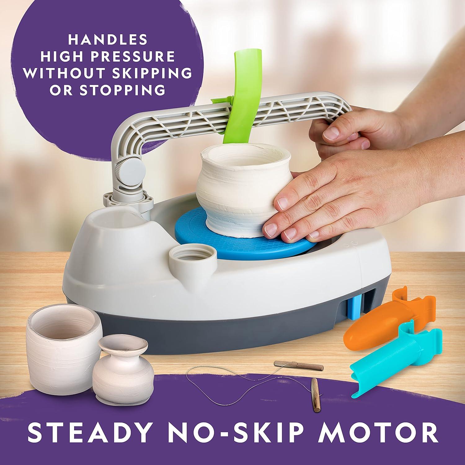 Rueda de Alfarería Blue Marble para Niños - Kit Completo