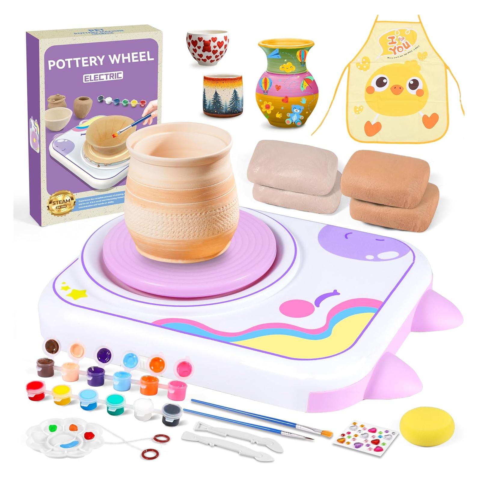 Rueda de Alfarería Weirtoya Unicornio con Arcilla 1,55 kg