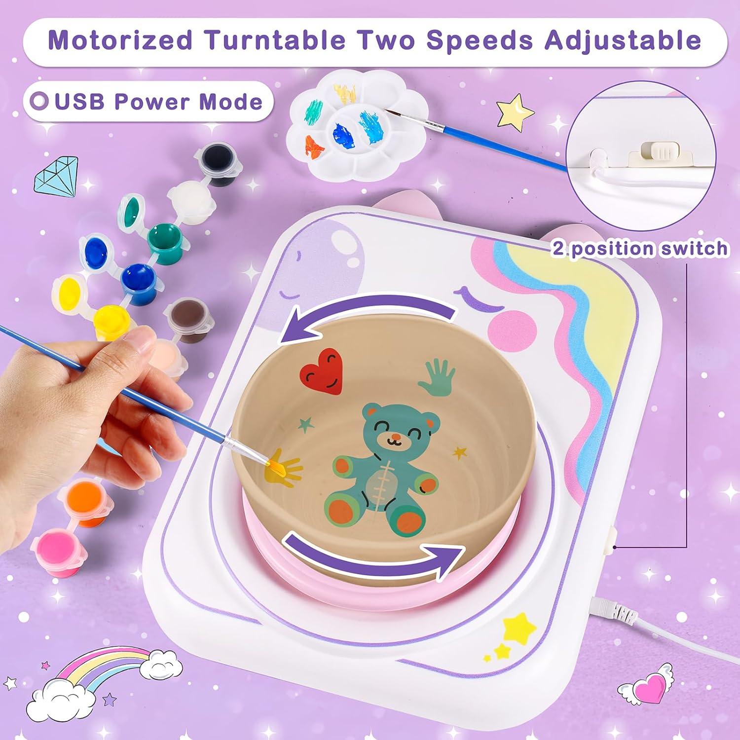 Rueda de Alfarería Weirtoya Unicornio con Arcilla 1,55 kg