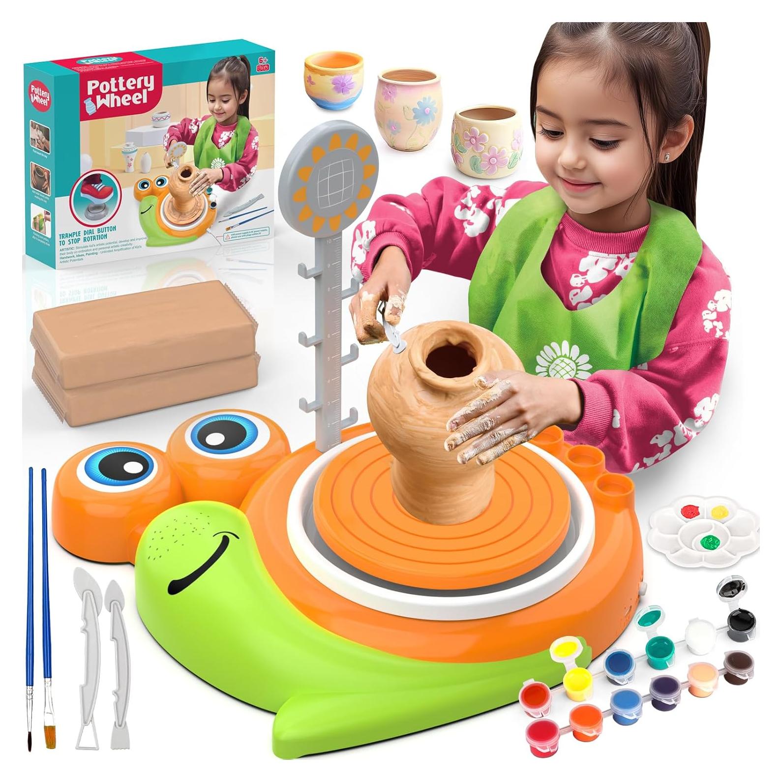 Torno de Alfarería Fedonak Mini con 1.7 kg de Arcilla