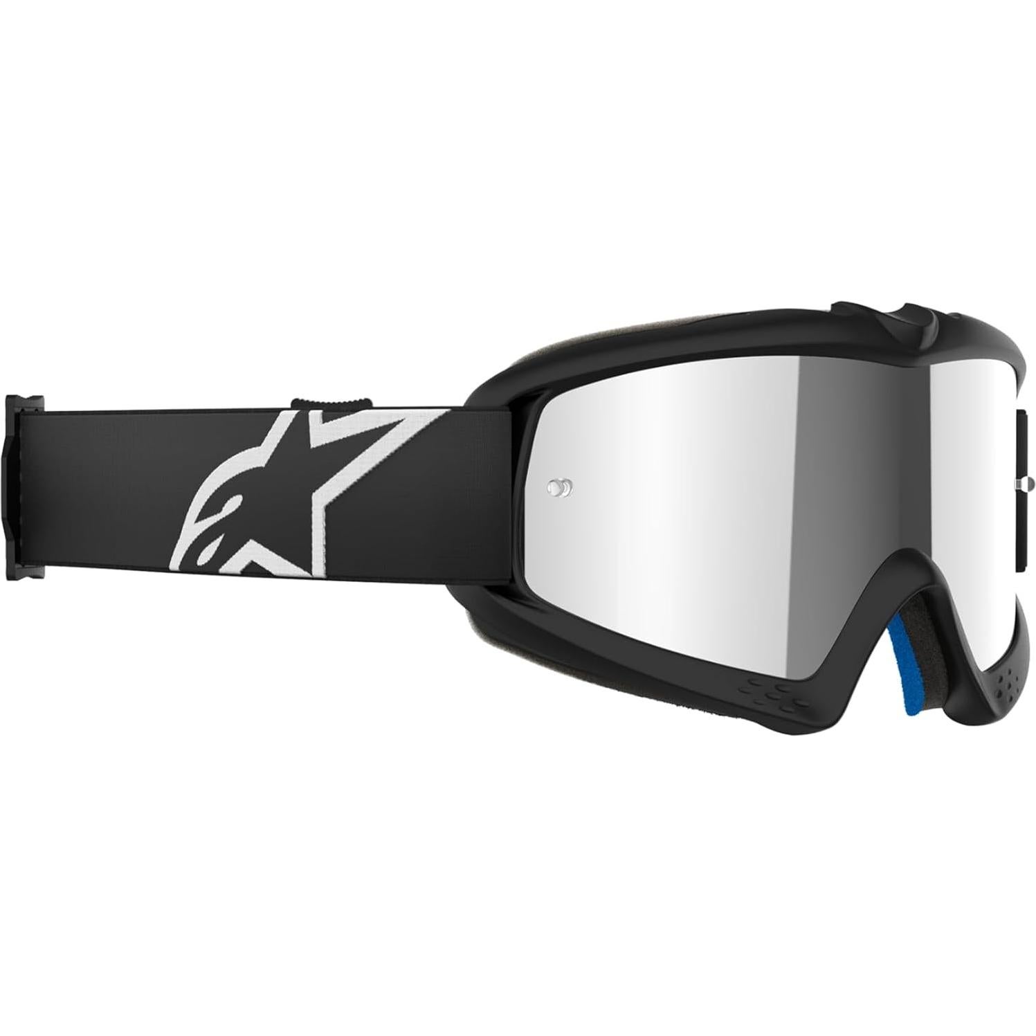 Gafas de Motocross Alpinestars Vision Youth - Negro con Lente Espejo