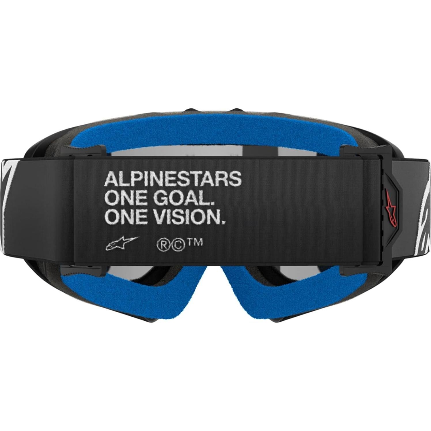 Gafas de Motocross Alpinestars Vision Youth - Negro con Lente Espejo