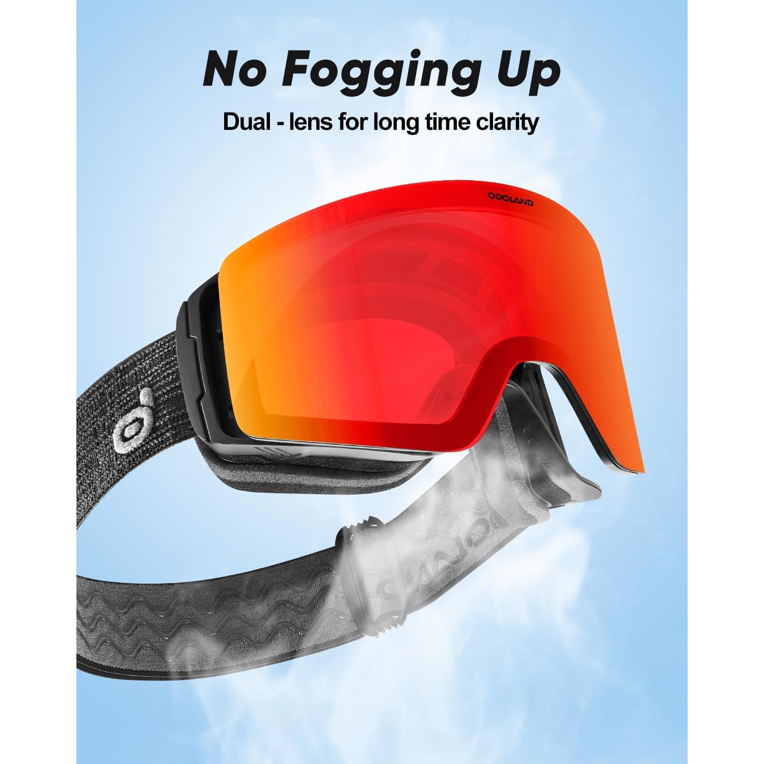 Gafas de Esquí Fotoquímicas Odoland Unisex con Correa Patrón