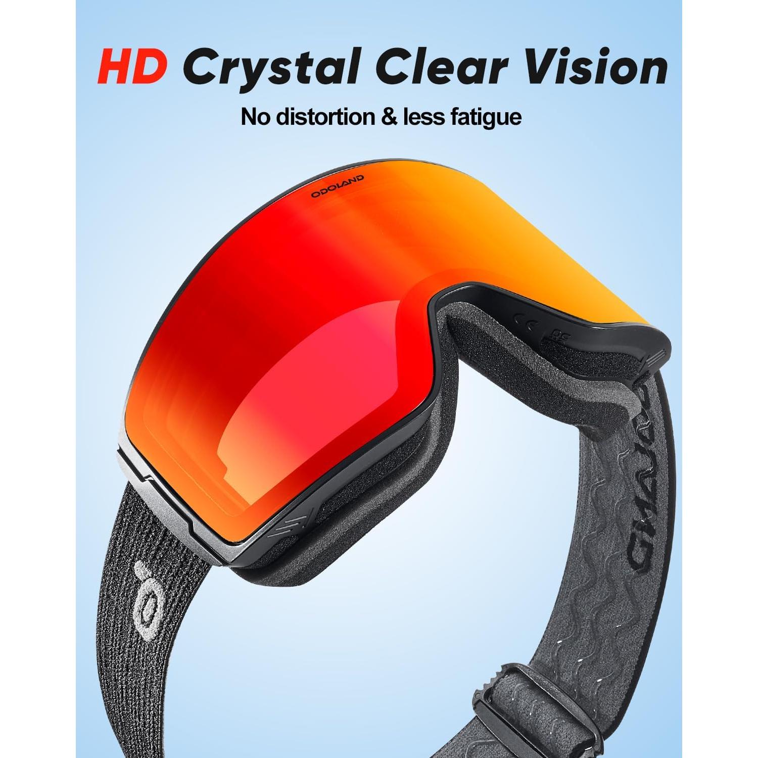 Gafas de Esquí Fotoquímicas Odoland Unisex con Correa Patrón