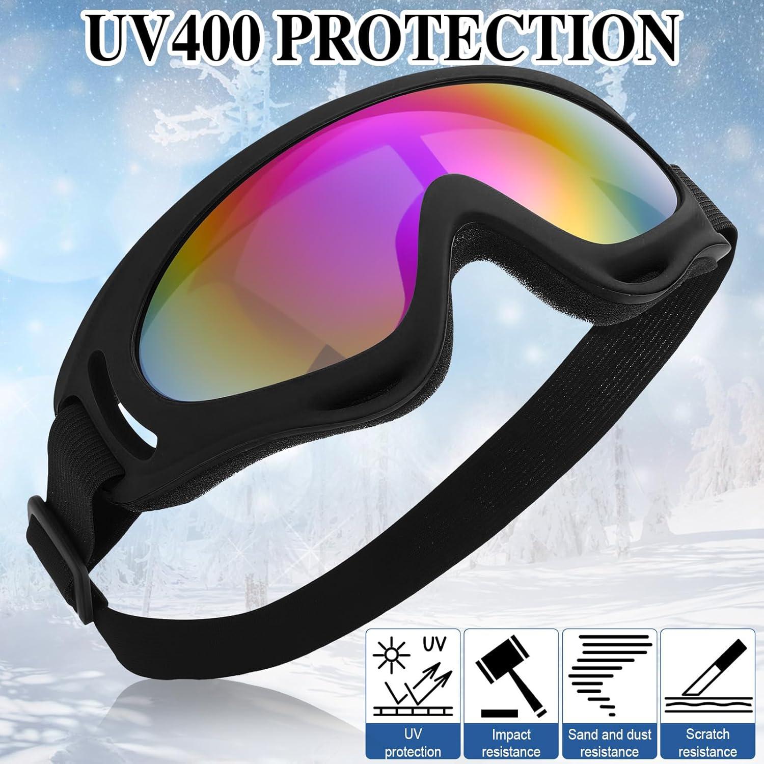 Paquete de 6 Gafas de Esquí Unisex Hoemwarm para Deportes de Nieve
