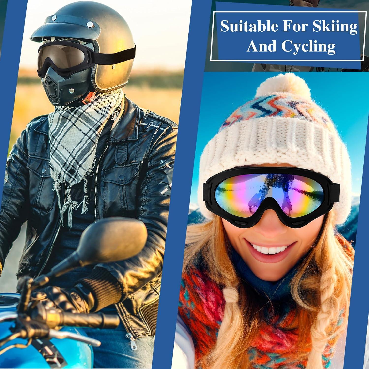 Paquete de 6 Gafas de Esquí Unisex Hoemwarm para Deportes de Nieve