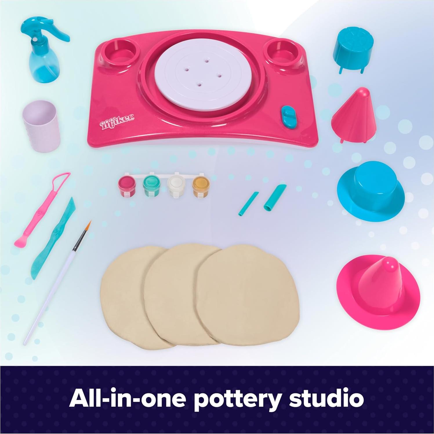 Estudio de Cerámica Cool Maker con Rueda de Alfarería