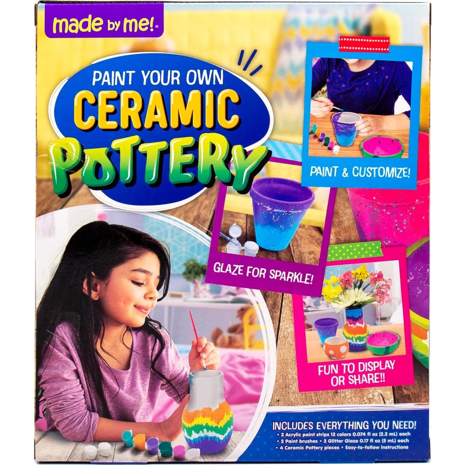 Kit de Pintura de Cerámica Hecho por Mí - 4 Proyectos