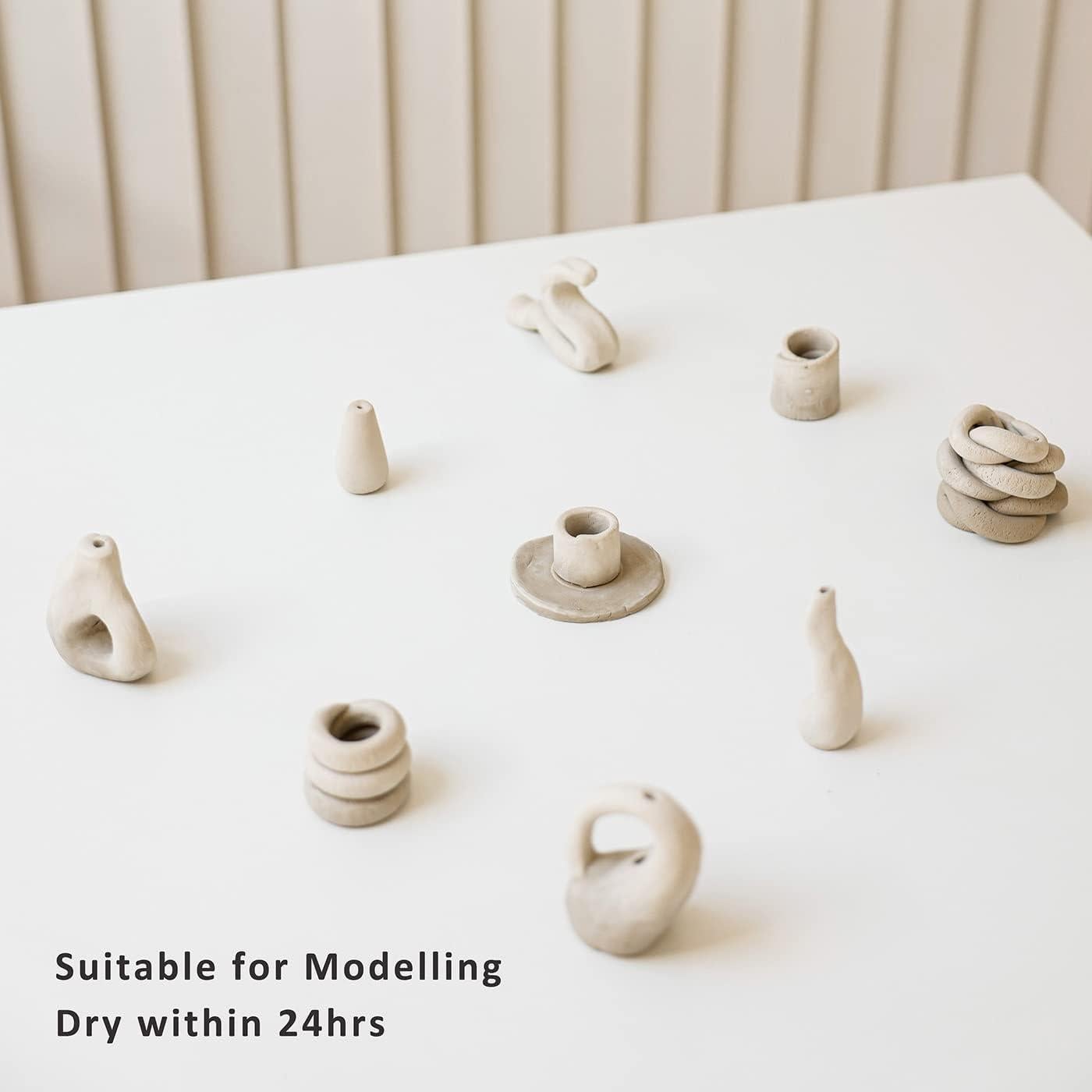 Arcilla Natural ReArt 4,54 kg + 40 Herramientas para Cerámica