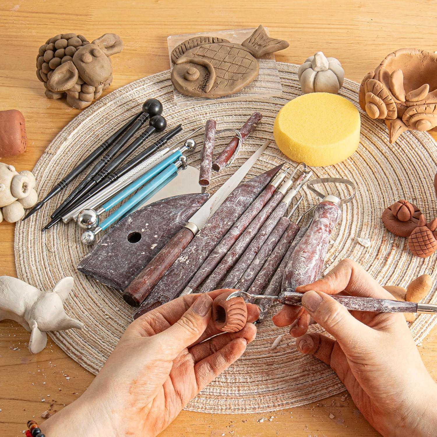 Juego de 23 Herramientas de Arcilla UUSYCUN para Modelado