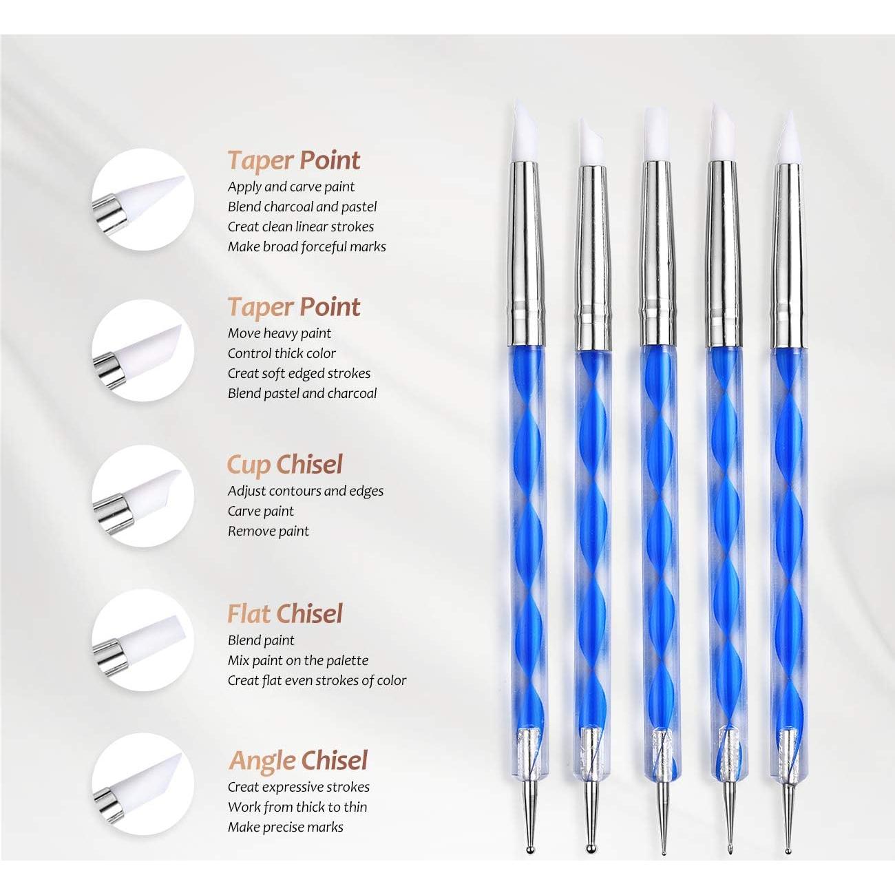 Juego de Herramientas de Escultura ISSEVE 43Pcs para Cerámica