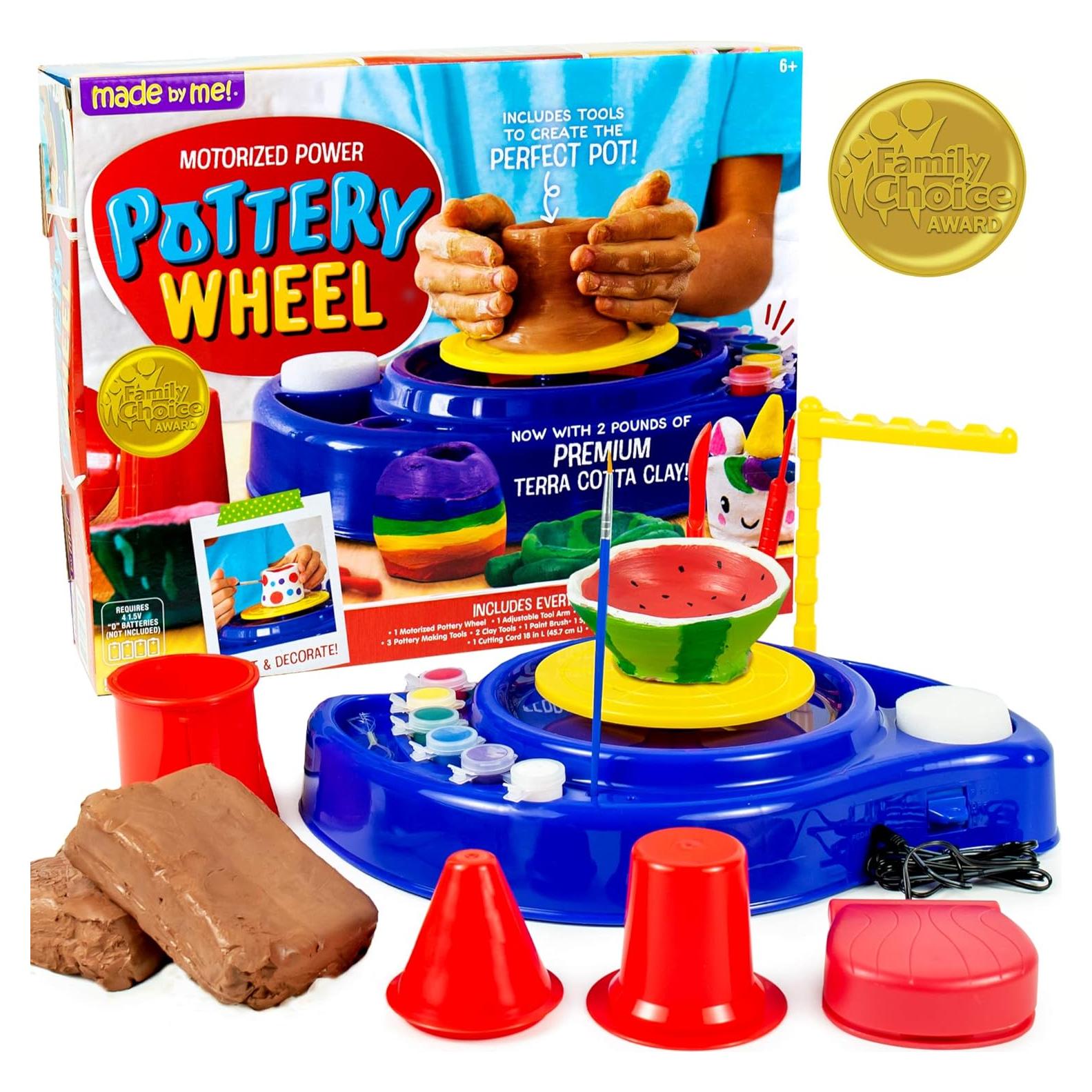 Rueda de Alfarería Motorizada Hecho por mí - 0,91 kg de Arcilla