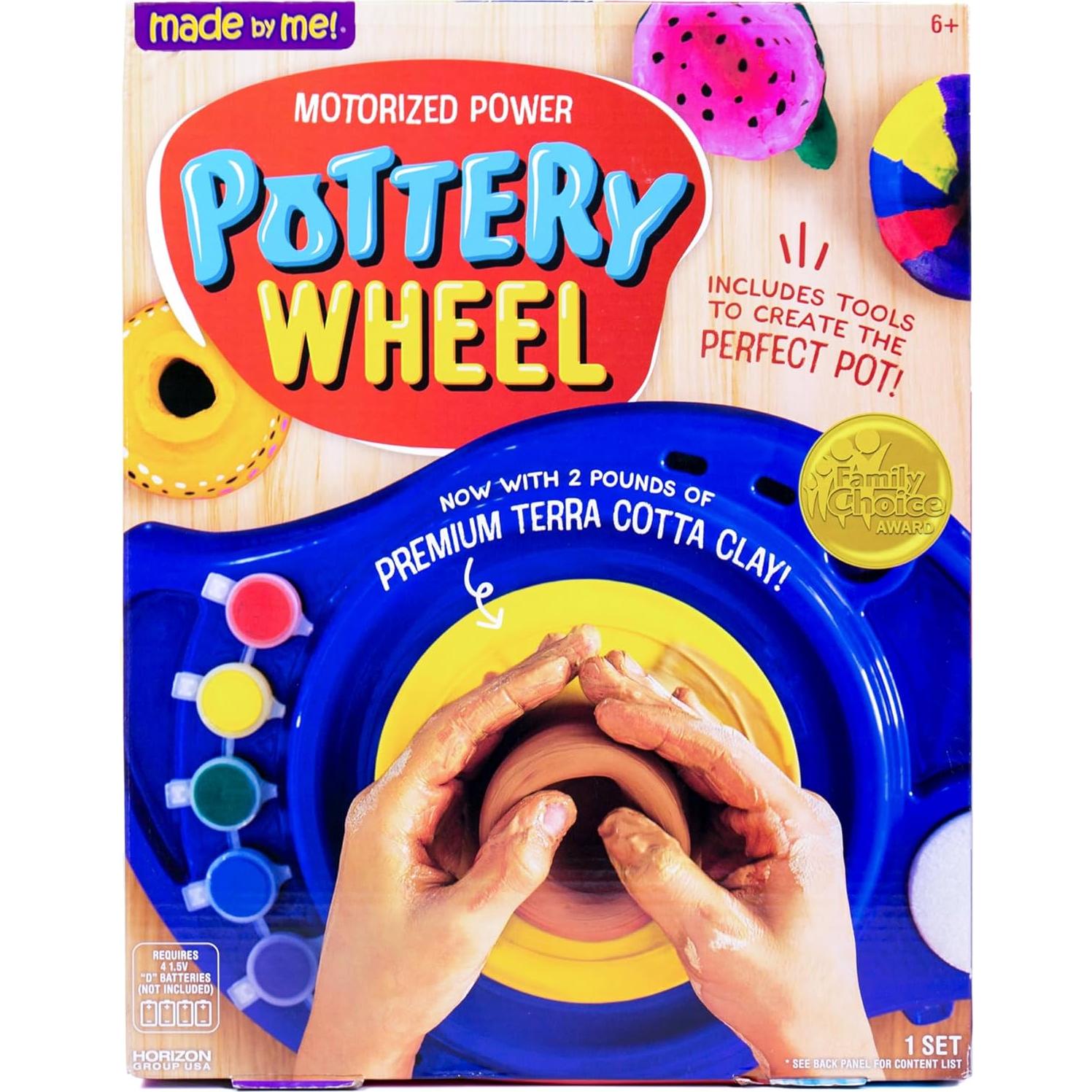 Rueda de Alfarería Motorizada Hecho por mí - 0,91 kg de Arcilla